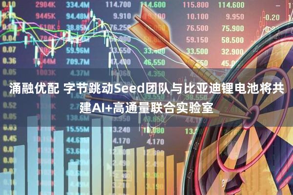 涌融优配 字节跳动Seed团队与比亚迪锂电池将共建AI+高通量联合实验室